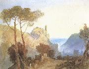 Joseph Mallord William Turner Ruin castle Spain oil painting artist